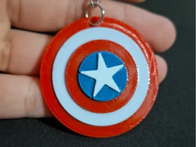 Captain America Keychain