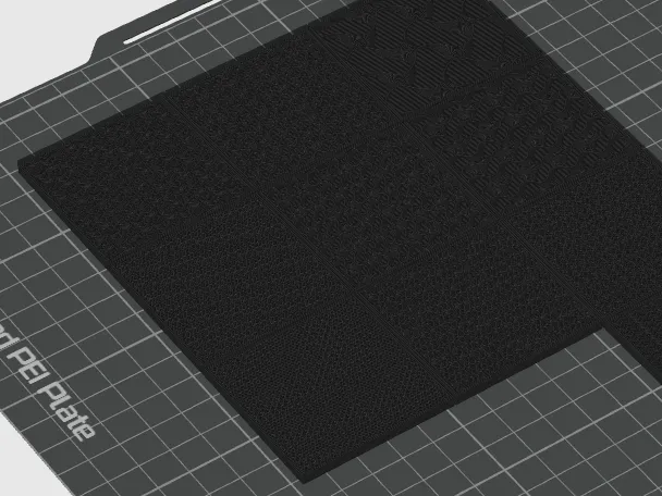4-Infill Test Print – Calibration Plate