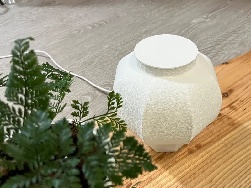 Octagonal Lantern-Style Desk Lamp (Short Version)