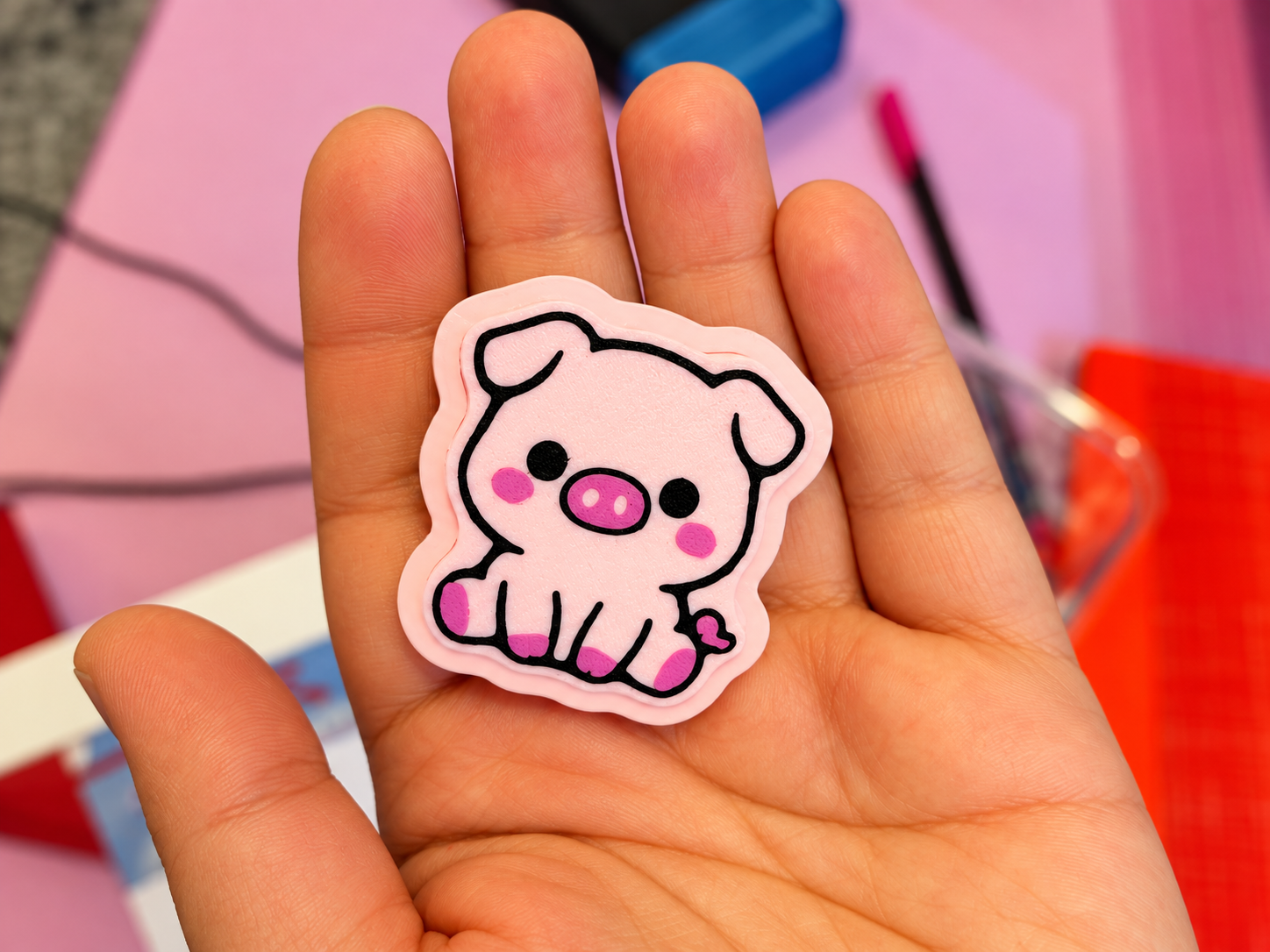 CLICKER CERDITO KAWAII 3D model