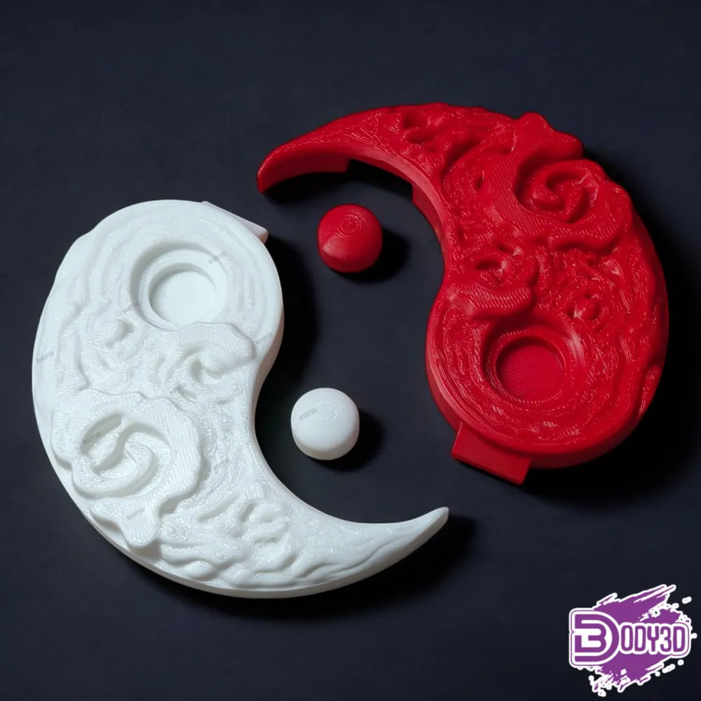 Yin & Yang - Free 3D Print Model - MakerWorld