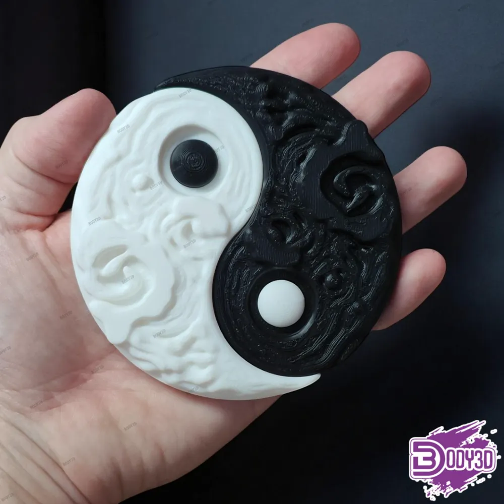 Yin & Yang - Free 3D Print Model - MakerWorld