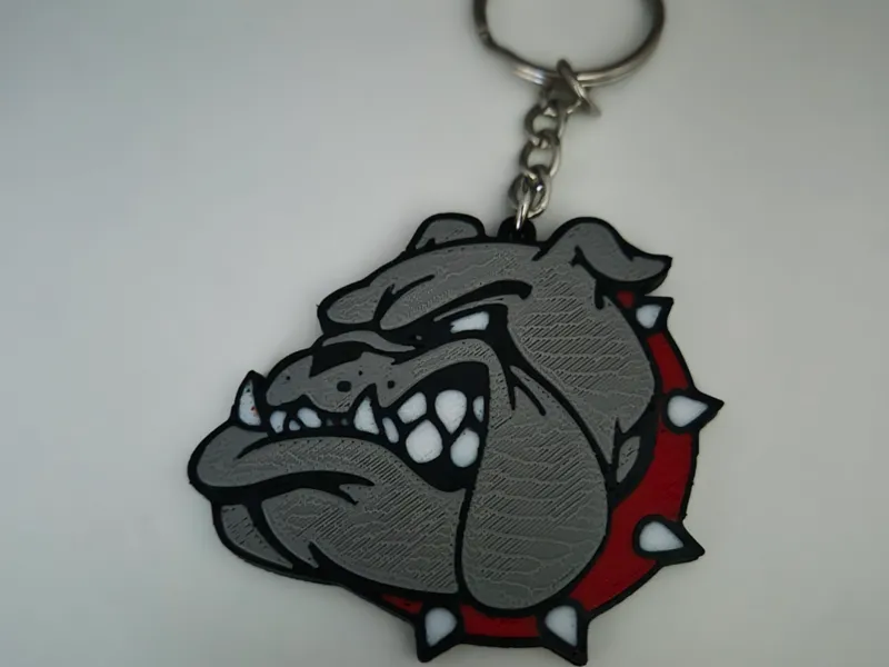 Porte clés  Bouldog
