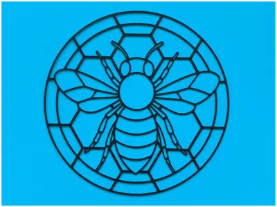 Bee wire decoration