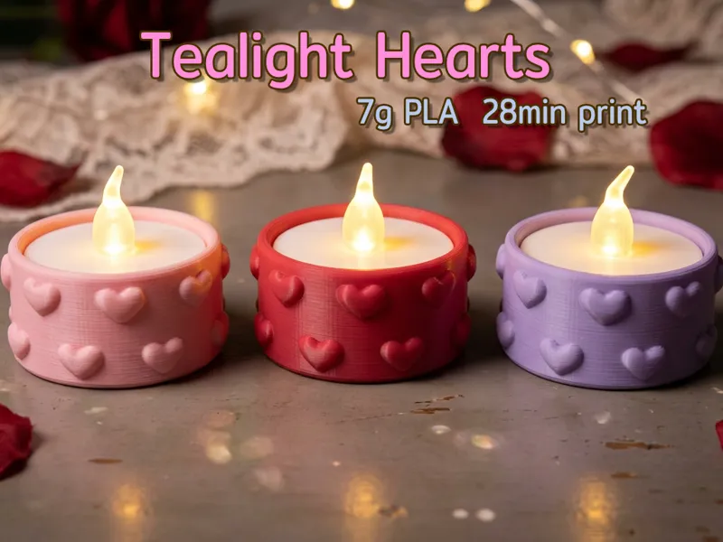 Tealight Hearts