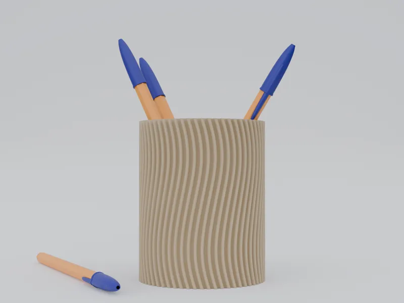 BAVEO 29 - wavy pen holder