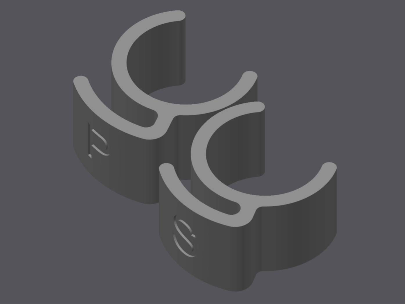 Miniatura 1 do modelo 3D Truss Cable Management Clips