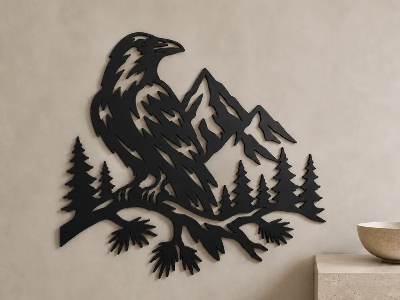 Crow Wall Art