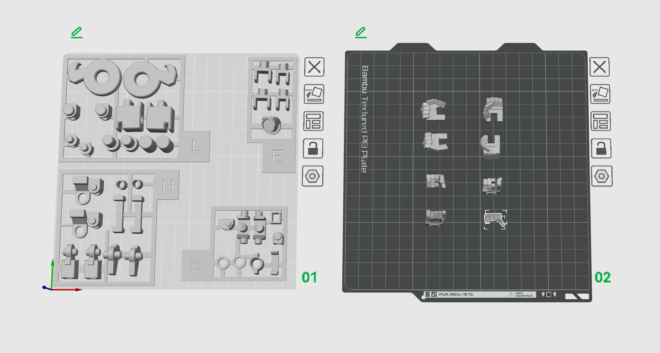 Miniatura 3 do modelo 3D SongLet 全打印可动机甲——野狼