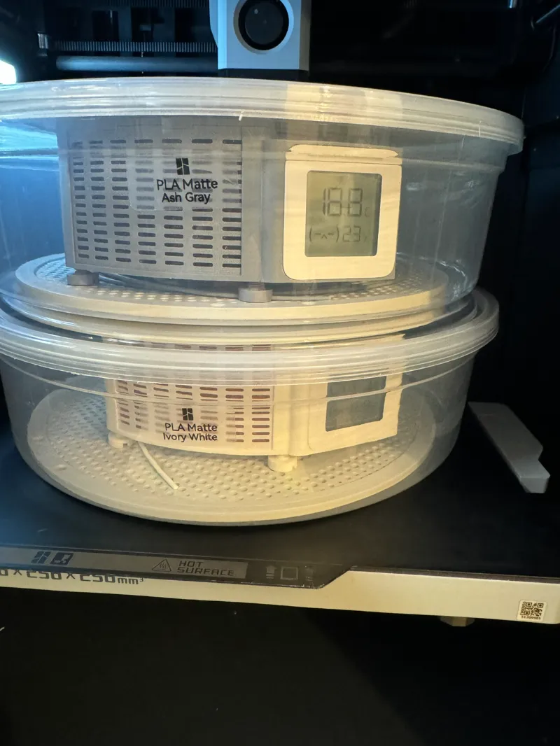 In-Spool Desiccant Holder with Mi2 Hydrometer