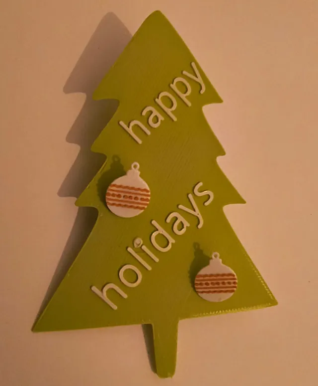 stud earrings Xmas ball in tree last minute gift