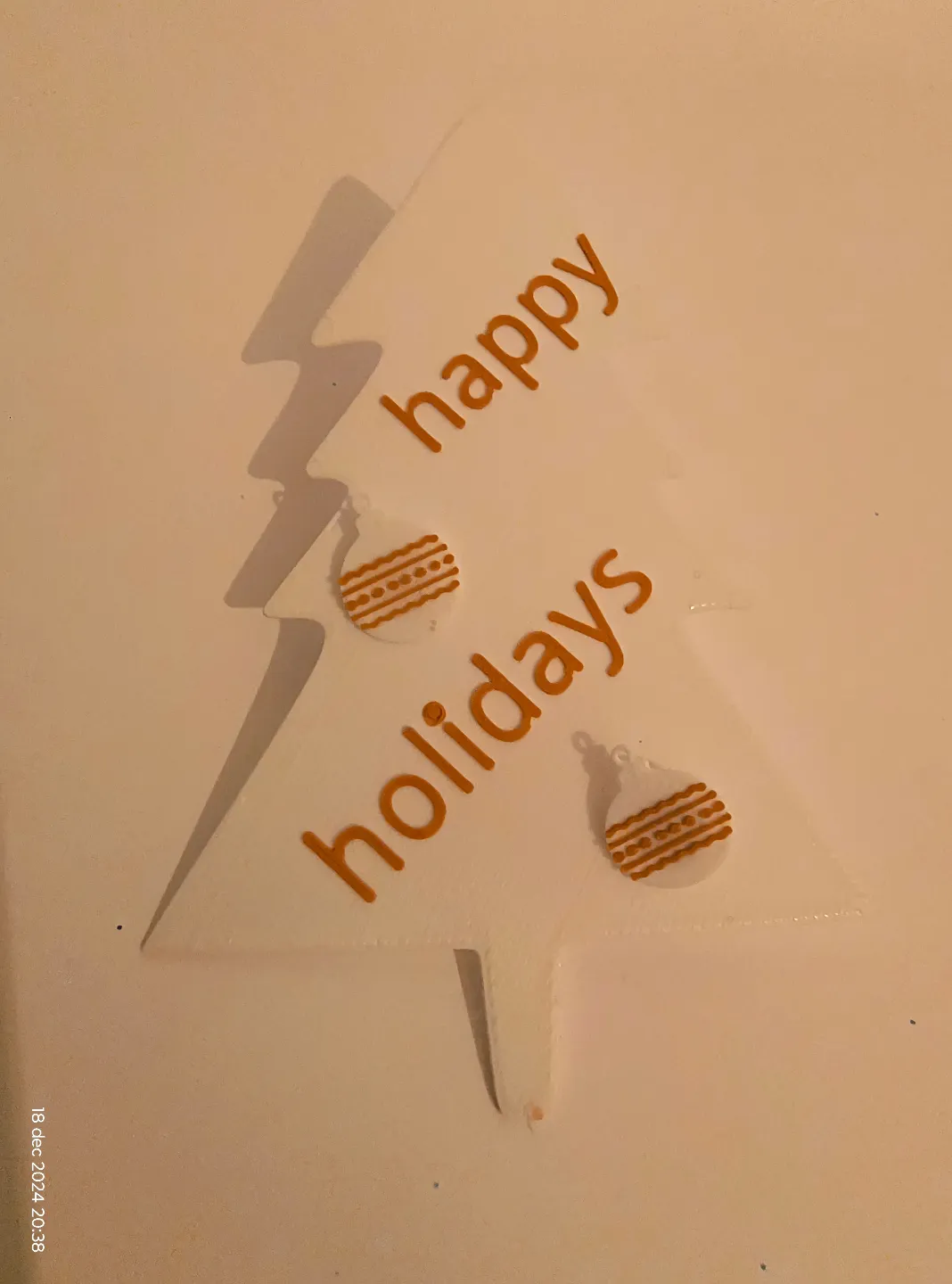 stud earrings Xmas ball in tree last minute gift view 4