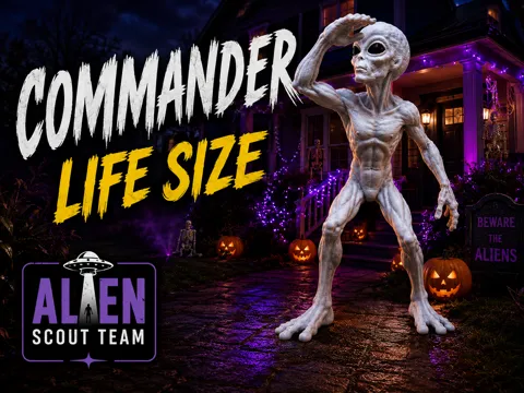 Modelo para impresión 3D: The COMMANDER - LIFE SIZE (Alien Scout Team) — referencia de MakerWorld