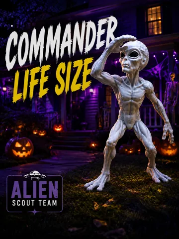 Modelo para impresión 3D: The COMMANDER - LIFE SIZE (Alien Scout Team) — vista de referencia 2