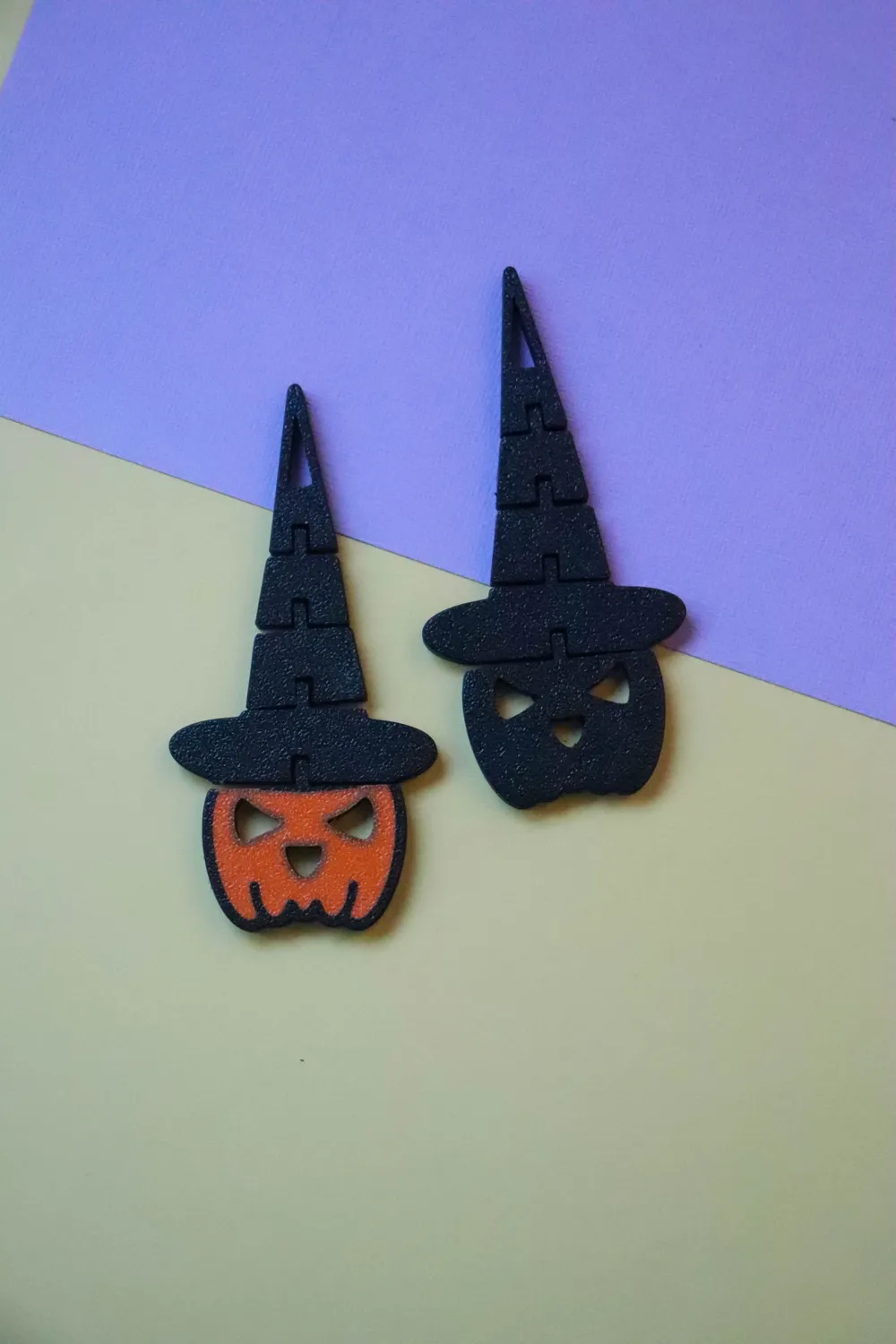 Articulated pumpkin with hat - Free 3D Print Model - MakerWorld