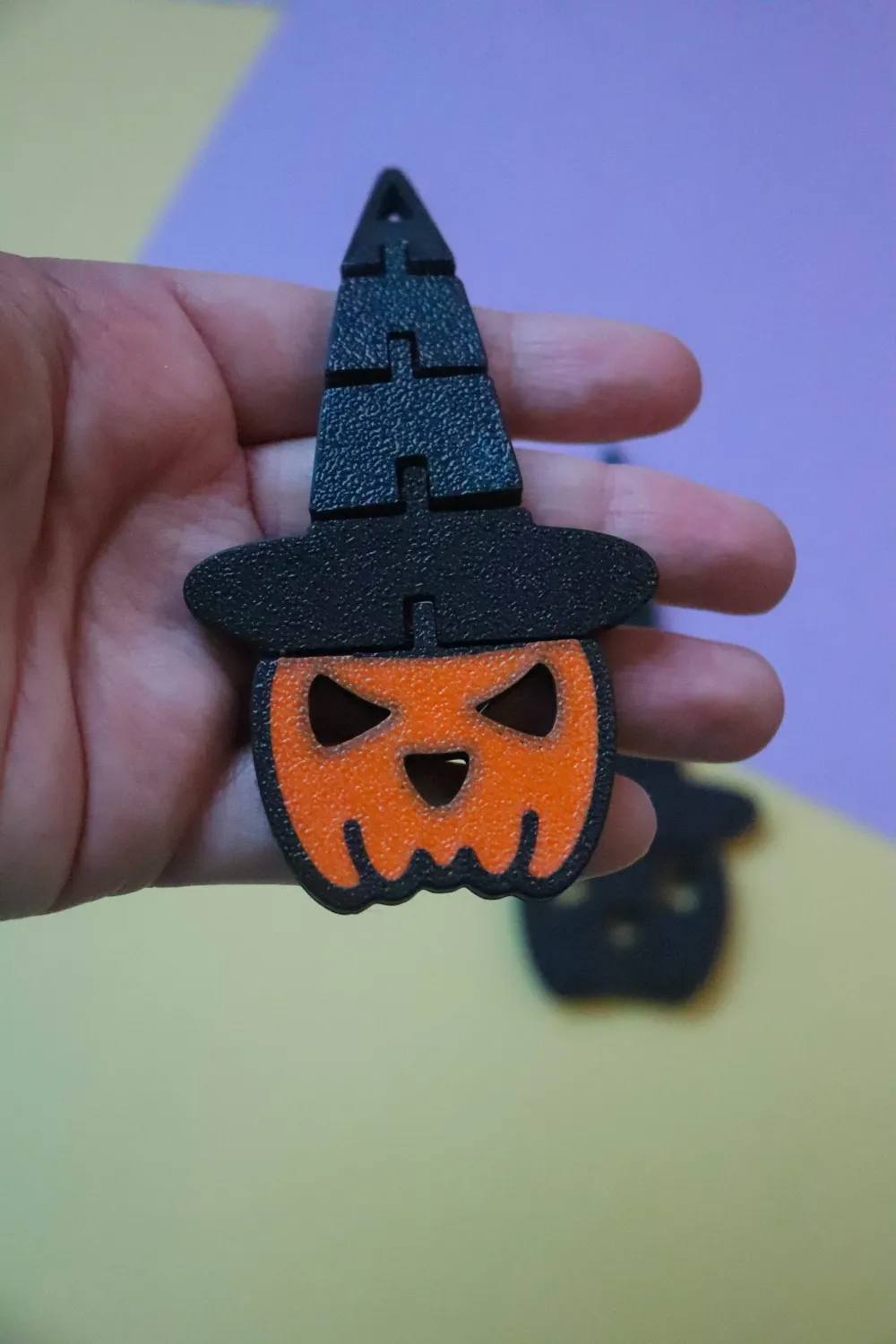 Articulated pumpkin with hat - Free 3D Print Model - MakerWorld