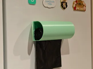 壁挂垃圾袋收纳盒(磁吸)