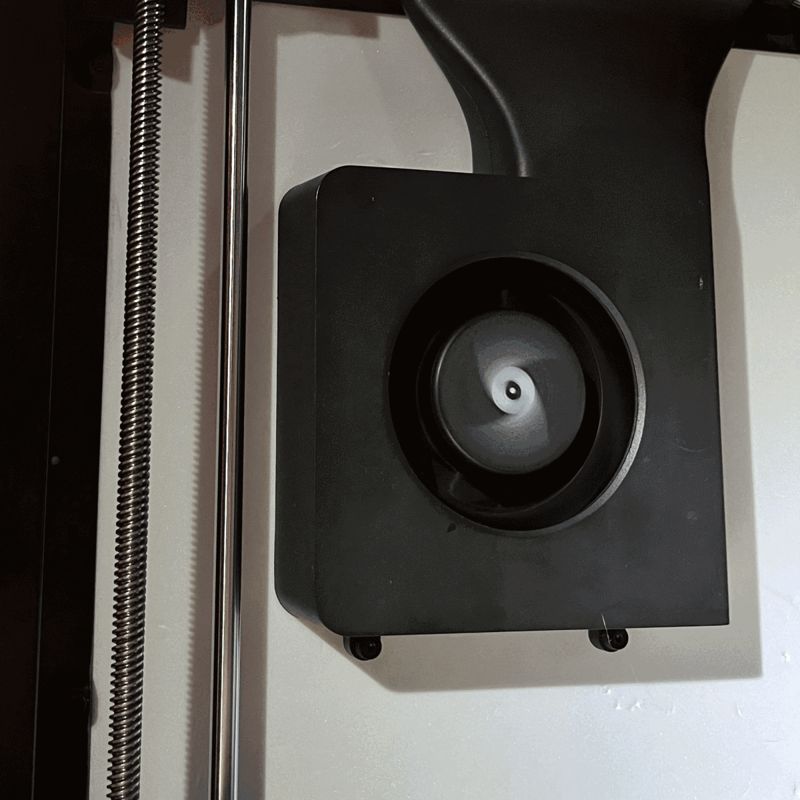 Hurricane jet spiral sticker for aux fan