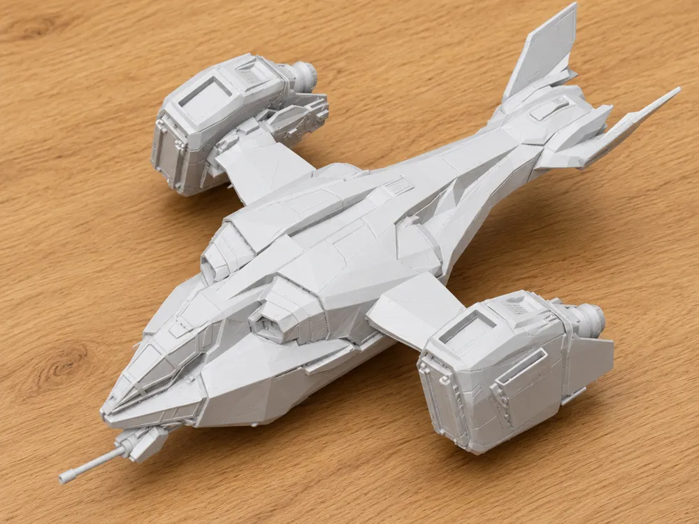 Modelo para impresión 3D: Pelican - helldiver 2. Referencia del modelo original.