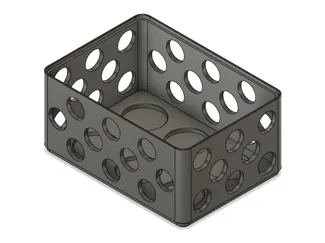 Storage box for figures with a foot of 25, 32, 40