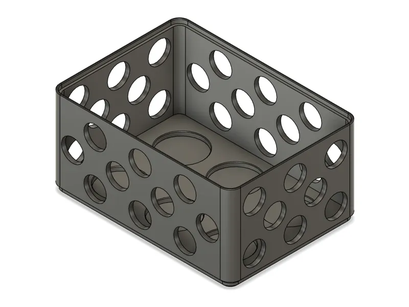 Storage box for figures with a foot of 25, 32, 40
