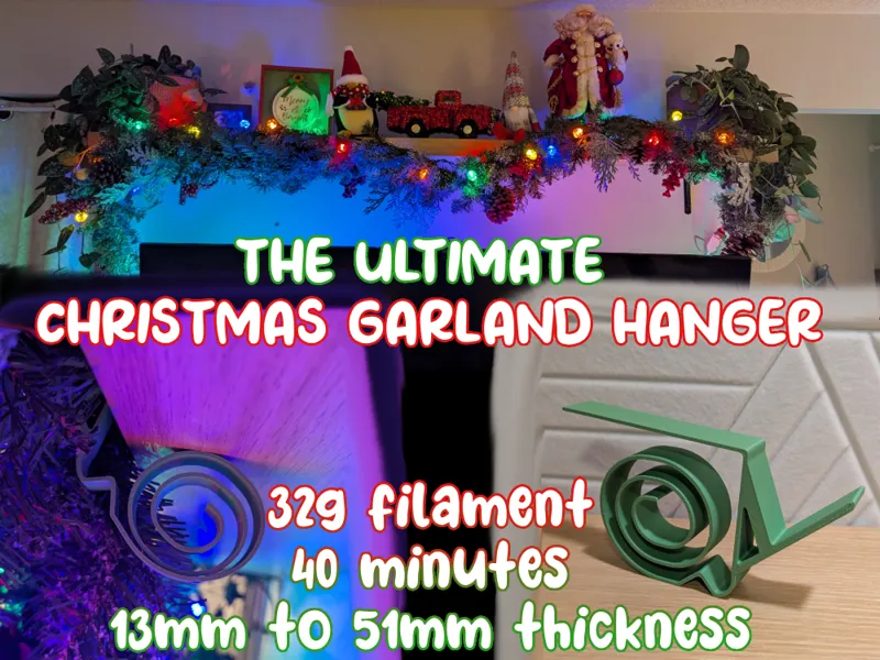 The Ultimate Christmas Garland Hanger