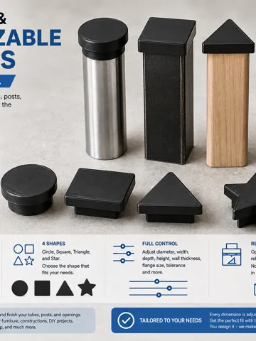 Tapa o cubierta: Parametric Pipe & Profile End Cap — vista de referencia 2