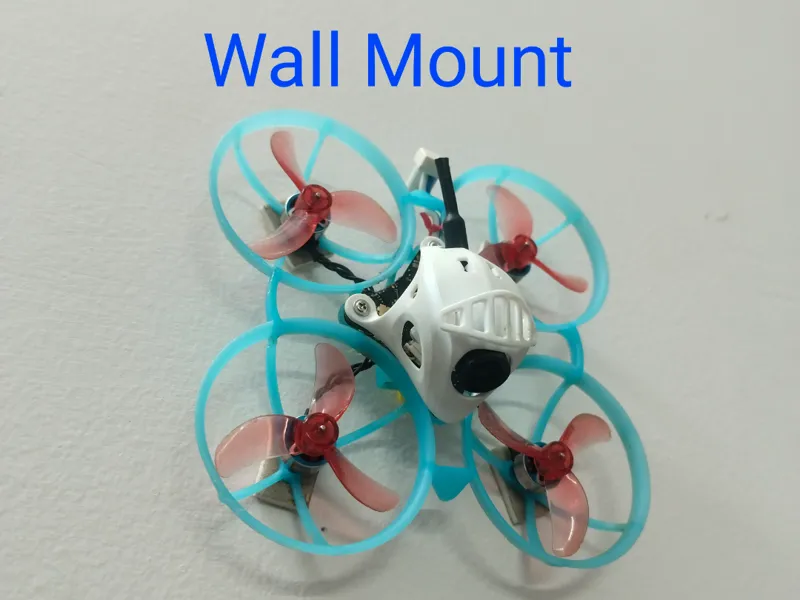Tiny Whoop Wall Mount Less than 1 g ! Under 12min!