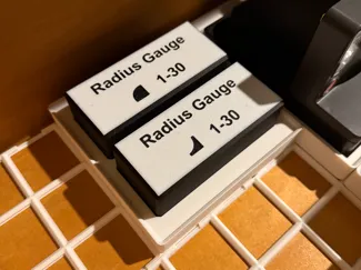 Gridfinity for RestoreDoctor's Radius Gauges