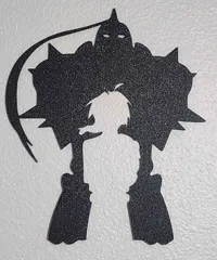 Déco murale Full Metal Alchemist - Alphonse et Edward — photo 2