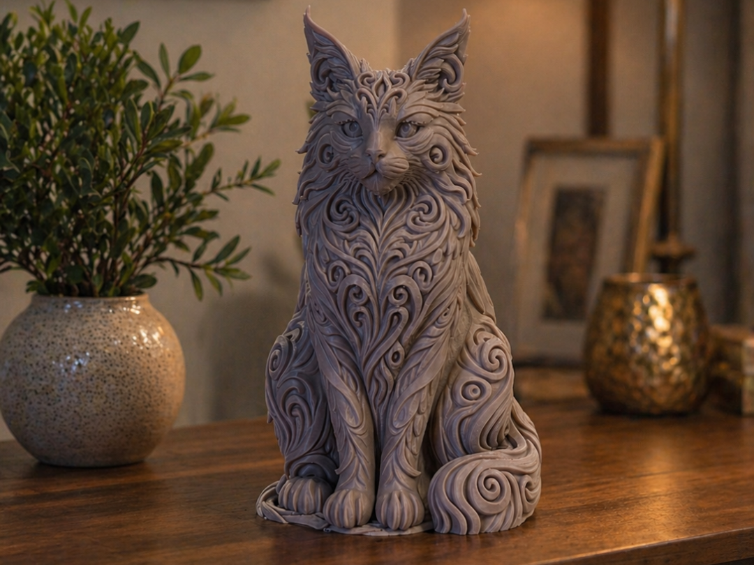 Maine coon cat decoration