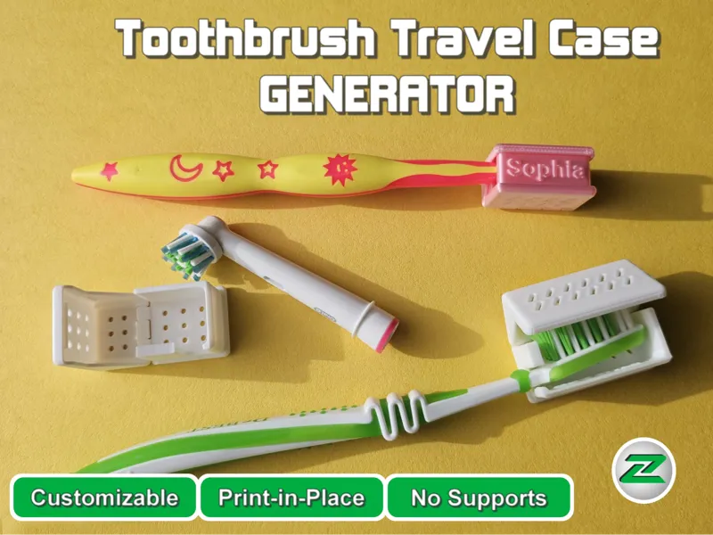 Toothbrush Travel Case GENERATOR - Label your Case