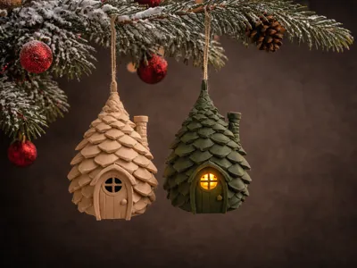 Dekoratives Tannenzapfen-Ornament, besonderes Design, Sammlerornament