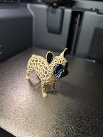 Figura decorativa: Voronoi Dog French Bulldog Figure — vista de referencia 3