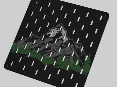 Skadis Board with Mountains for Keys