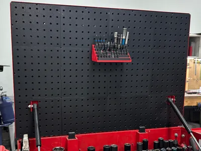 Pegboard for US General 5 drawer tool cart