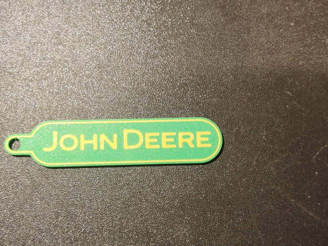Deere keychaine