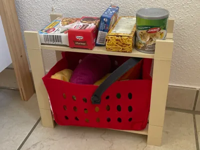 Modular Storage Shelf Play Kitchen and Shop