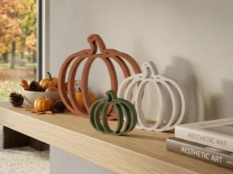 Modelo para impresión 3D: Kürbis Deko Set — referencia de MakerWorld