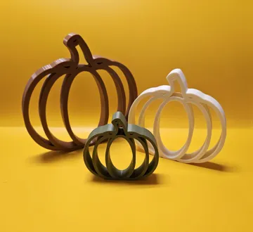 Modelo para impresión 3D: Kürbis Deko Set — vista de referencia 4