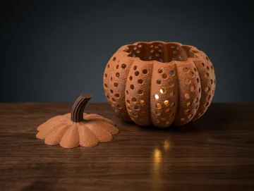 Adorno temático: Fuzzy Pumpkin Decoration — vista de referencia 3