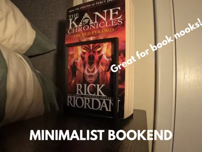 Minimalist bookend