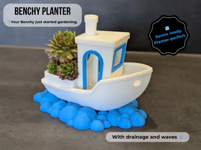 Benchy Planter – Desk Garden with Drainage