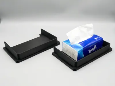特斯拉 Model Y座椅下储物隔板与纸巾盒Tesla Model Y Tissue Holder