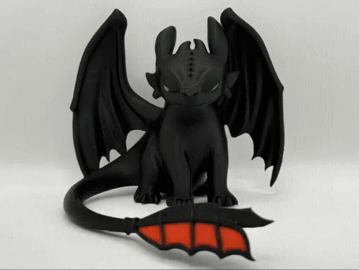 figura dragon Desdentado (toothless ) view 2