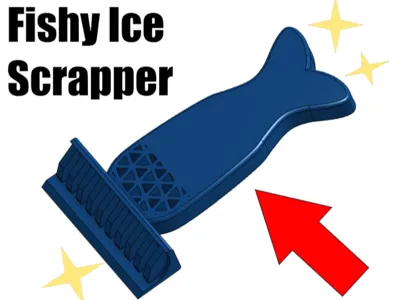 Fishy Ice Scrapper
