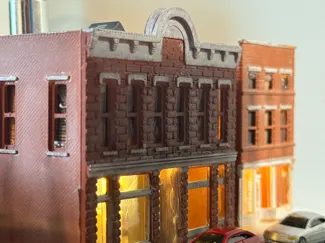 N Scale Town Building Block