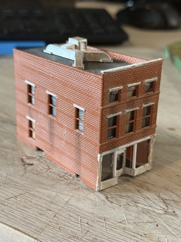 N Scale Town Building Block - Free 3D Print Model - MakerWorld
