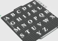 Lettres alphabet Times New Roman — photo 5