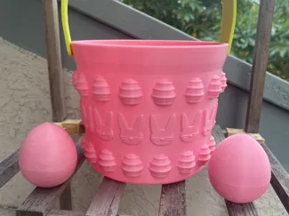 Easter Egg Basket with Handle